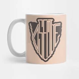 Yosemite National Park name arrowhead Mug